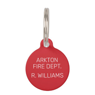 Firefighter Name Accountability Tags Any Colour