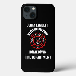 Firefighter Name Template iPhone 13 Case