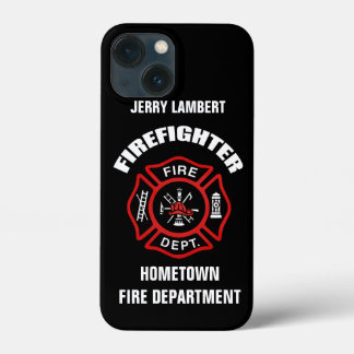 Firefighter Name Template iPhone 13 Mini Case