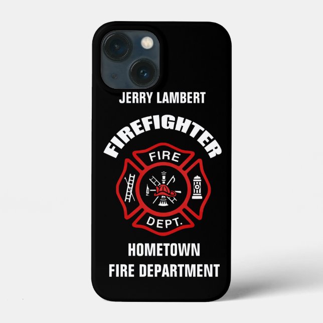 Firefighter Name Template Case-Mate iPhone Case (Back)