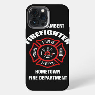 Firefighter Name Template iPhone 13 Pro Max Case