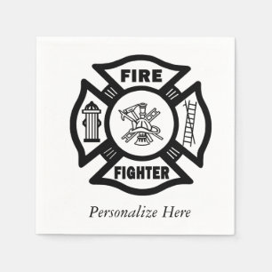 Firefighter Napkin