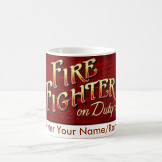 Firefighter On Duty Mug - Customized