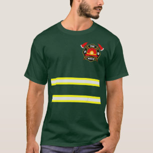 Firefighter or Fireman Costume  T-Shirt