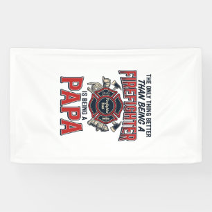 Firefighter Papa Vintage Engraving Shirt Design_1 Banner