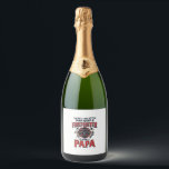 Firefighter Papa Vintage Engraving Shirt Design_1 Sparkling Wine Label<br><div class="desc">Firefighter Papa Vintage Engraving Shirt Design_1</div>