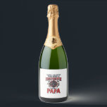 Firefighter Papa Vintage Engraving Shirt Design_1 Sparkling Wine Label<br><div class="desc">Firefighter Papa Vintage Engraving Shirt Design_1</div>