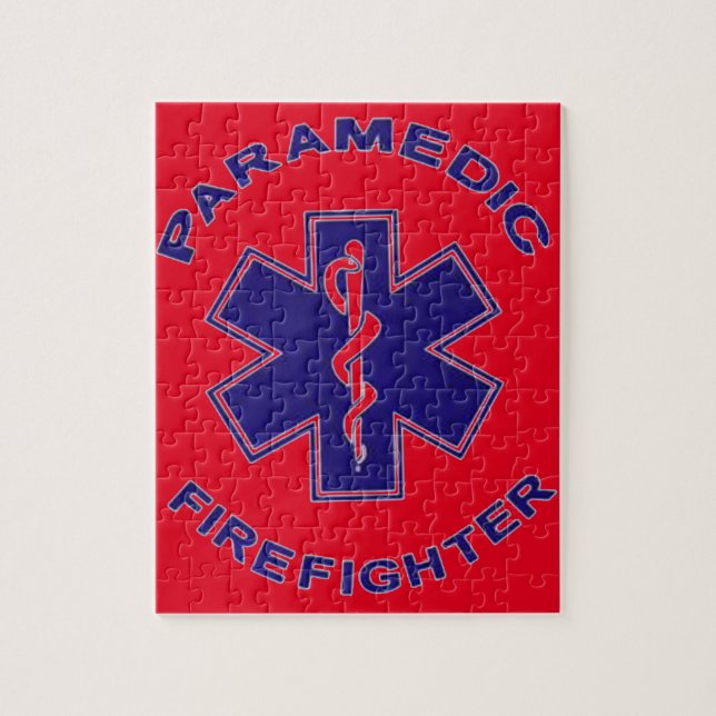Firefighter Paramedic Jigsaw Puzzle (Vertical)