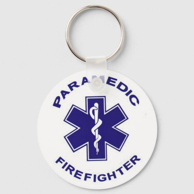 Firefighter Paramedic Keychain (Front)