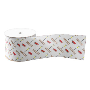 Firefighter party sets grosgrain ribbon
