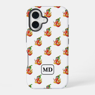 Firefighter Pepper Customizable White Thumbs-Up iPhone 16 Case