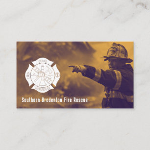 Firefighter   Perfect Business Card