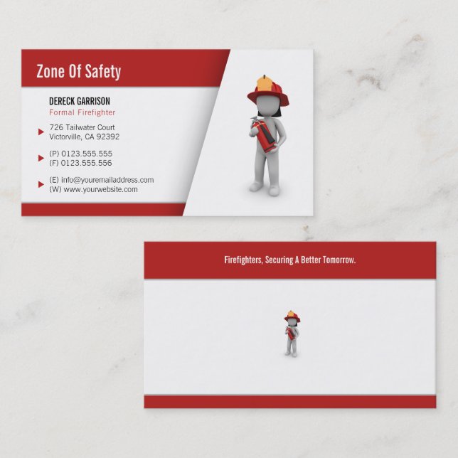 Firefighter | Perfect Business Card (Front/Back)