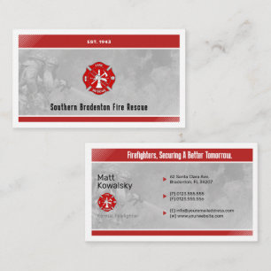 Firefighter   Perfect Business Card