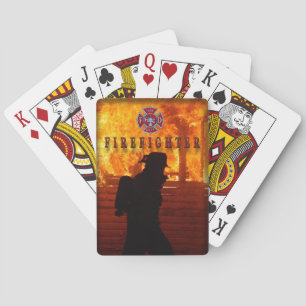 Firefighter Playing Cards