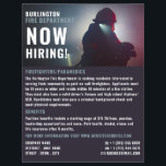 Firefighter Portrait, Firefighter Recruitment Flyer<br><div class="desc">Firefighter Portrait,  Firefighter Recruitment Flyer by The Business Card Store.</div>