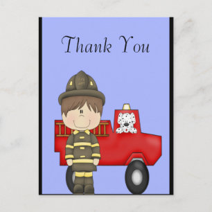 Firefighter Postcard