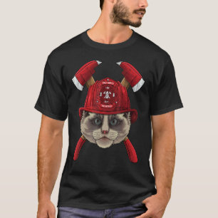 Firefighter Ragdoll Fireman Boys Kids Fire Rescue  T-Shirt