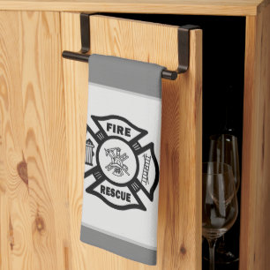 Firefighter Rescue   Kitchen Towel