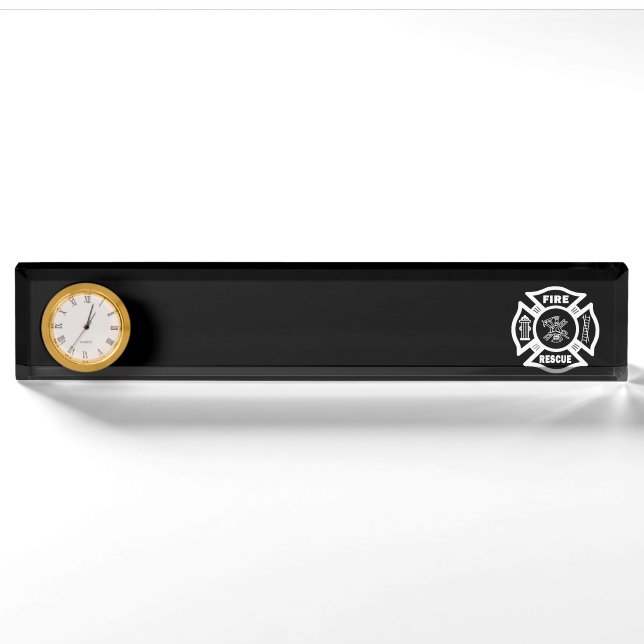 Firefighter Rescue Nameplate (Front)