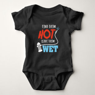Firefighter Rescuer Human Rescuer Flames Fire Baby Bodysuit