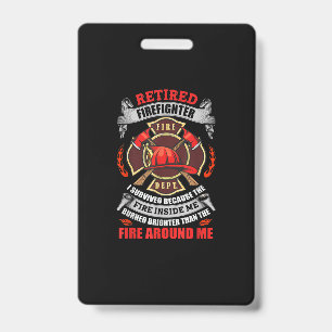 Firefighter Retirement Gifts For Men 2021 Quotes Badge