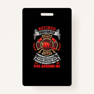 Firefighter Retirement Gifts For Men 2021 Quotes Badge