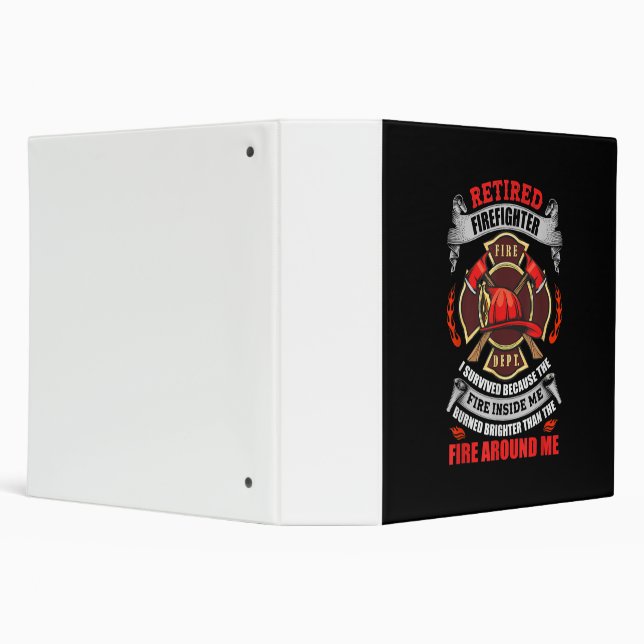 Firefighter Retirement Gifts For Men 2021 Quotes Binder (Background)
