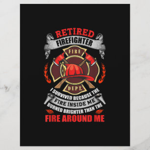 Firefighter Retirement Gifts For Men 2021 Quotes Letterhead