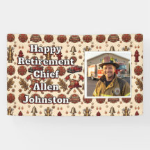 Firefighter Retirement Party Photo Template