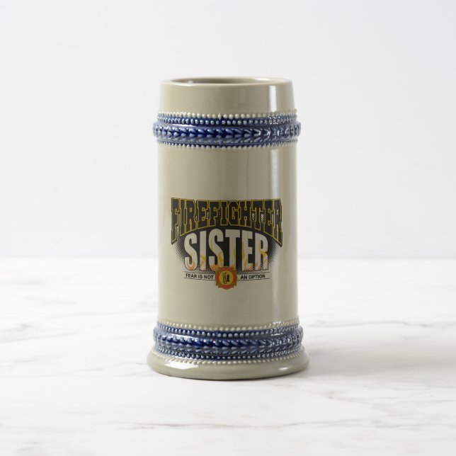 Firefighter Sister Beer Stein (Center)
