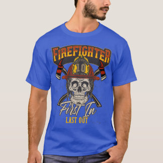 Firefighter Skull 1 T-Shirt