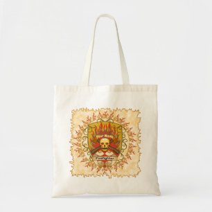 Firefighter Skull Shield Tote Bag