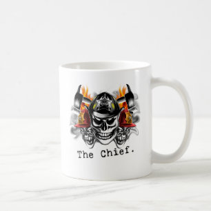 Firefighter Skulls: The Chief. Coffee Mug