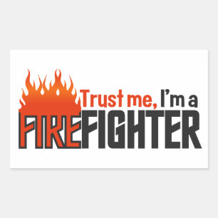 Firefighter stickers, customizable sticker