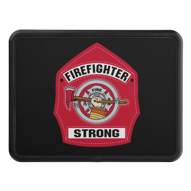 Firefighter Strong Hitch Cover (Front)