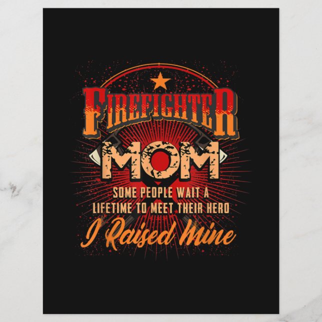 Firefighter Support - Fireman Proud Mom (Front)
