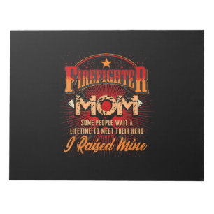 Firefighter Support - Fireman Proud Mom Notepad