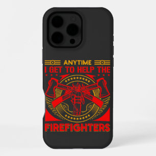 Firefighter supports  the community iPhone 16 pro max case