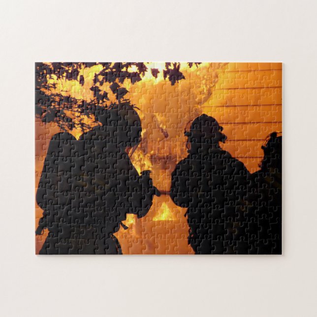 Firefighter Team Jigsaw Puzzle (Horizontal)