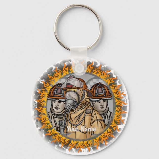 Firefighter Team keychains (Front)