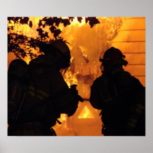 Firefighter Team Poster