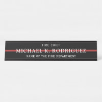 Firefighter Thin Red Line Fire Rescue Department