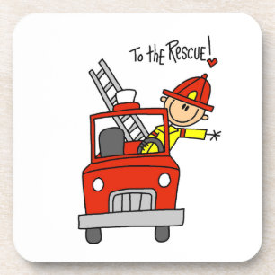 Firefighter to the Rescue T-shirts and Gifts Coaster