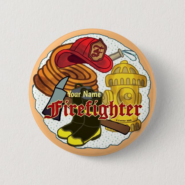Firefighter Tools  pin button (Front)