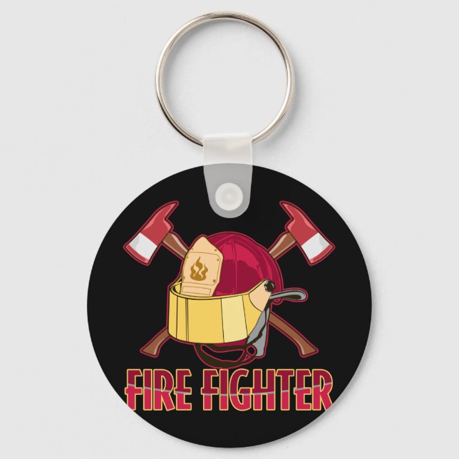 FireFighter Tribute Keychain (Front)