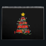 Firefighter Truck Christmas Tree Men Women Calendar<br><div class="desc">Firefighter Truck Christmas Tree Men Women</div>