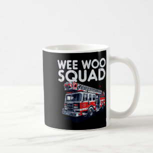 Firefighter Truck Wee Woo Squad Fireman Men Boys K Coffee Mug