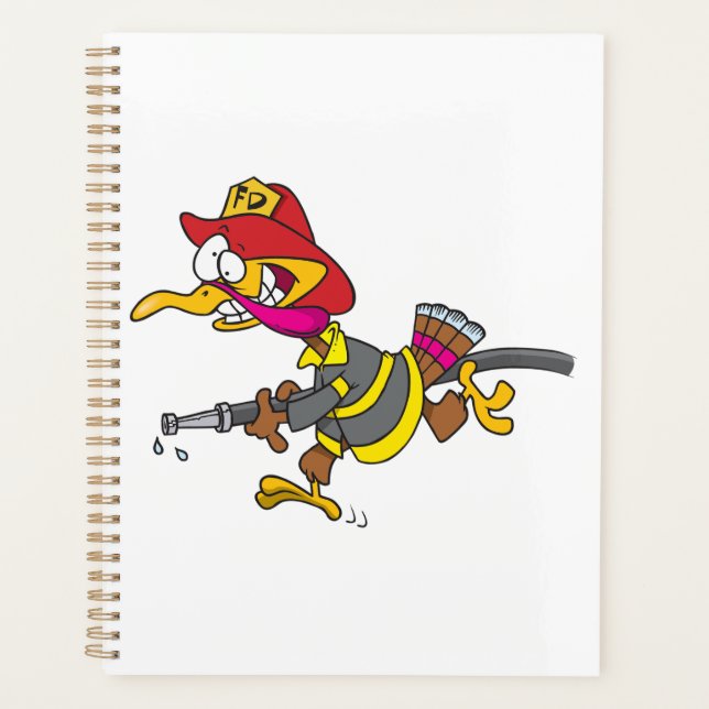 Firefighter Turkey with Hose Planner (Front)