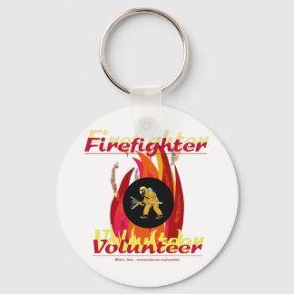 Firefighter Volunteer. Keychain
